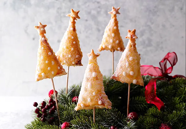Weihnachtsbäumchen am Stiel