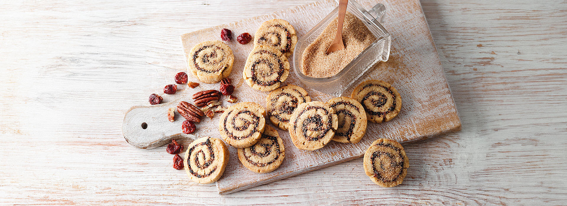 Kirsch-Pekan-Spiralen nach dem Kekse von der Rolle Rezept von Sweet Family