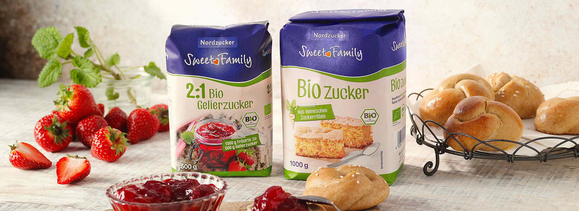 Zucker Produkte SweetFamily