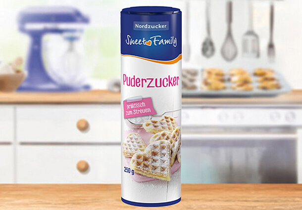 Puderzucker zum Streuen