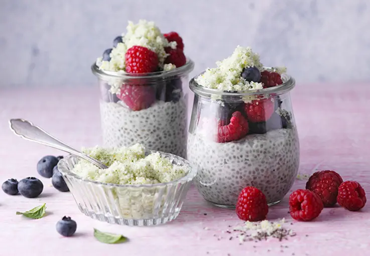 veganer Kokos-Chiapudding (Rezept)