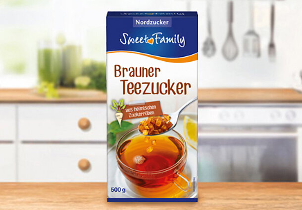 Brauner Teezucker