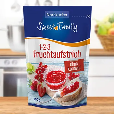 Produktbild des 123 Fruchtaufstrichs von Sweetfamily