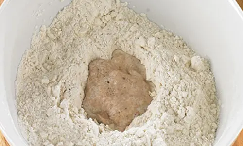 Schritt 2 Eine große Schale Mehl