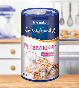 Puderzucker zum Streuen