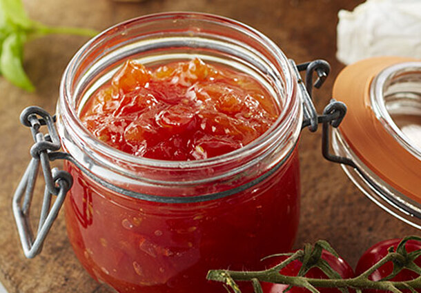 Rezept für Tomatenmarmelade mit Zitrone