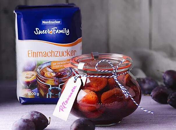 Zuckerpaket zum Einmachen von Obst