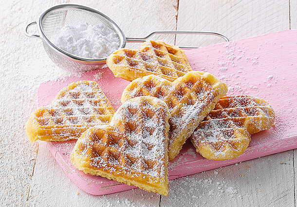 Waffeln mit Joghurt (Rezept)