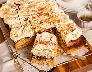 Blechkuchen nach Zimtschnecken-Art