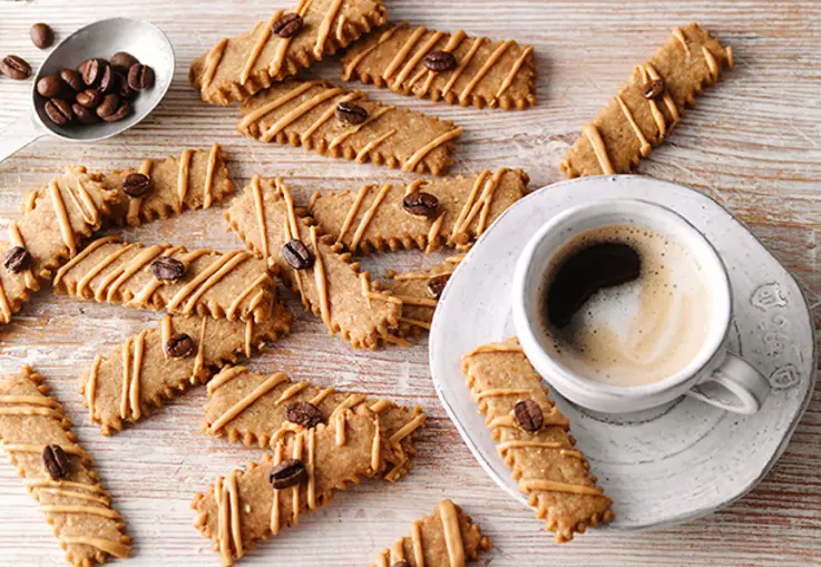 Kaffee-Kardamom-Streifen