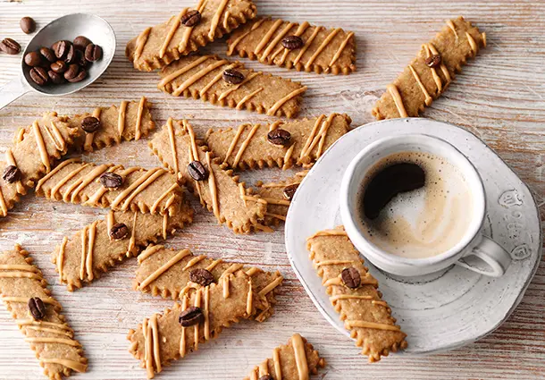Kaffee-Kardamom-Streifen