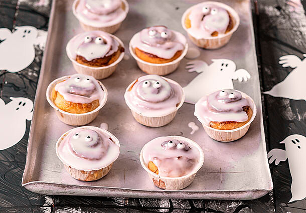 Halloween-Hefeschnecken