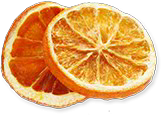 Orangenscheibe