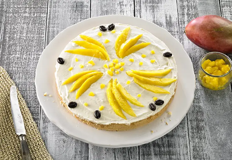 Schnelle Mango-Espresso-Torte (Rezept)