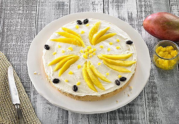 Schnelle Mango-Espresso-Torte (Rezept)