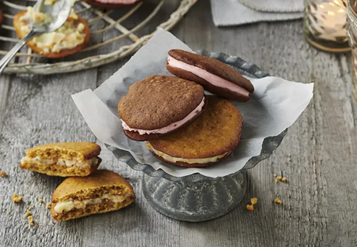 Whoopie-Pies mit 2erlei Füllungen (Rezept)