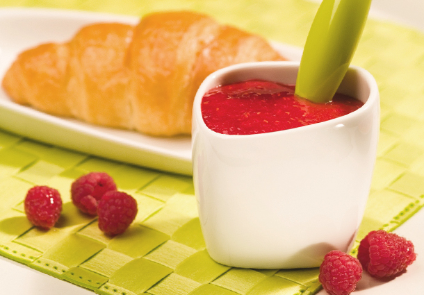 Rezept für Himbeer-Bananen-Fruchtaufstrich | SweetFamily