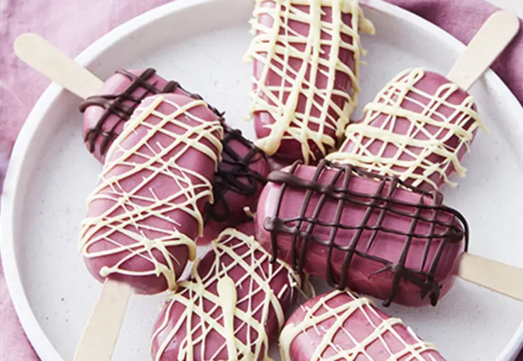 Brombeer-Eis am Stiel (Rezept)