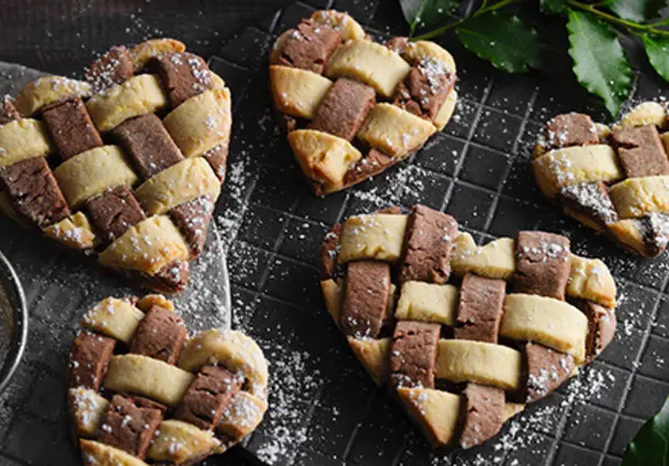 Geflochtene Herzen (Rezept)
