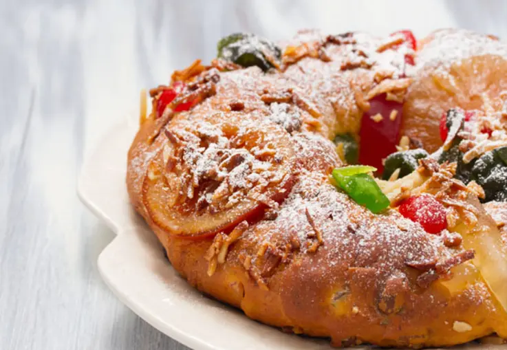 Bolo Rei portugiesischer Königskuchen