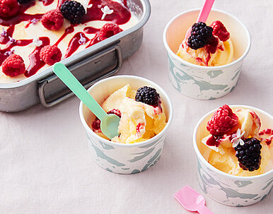 Vanille-Eis