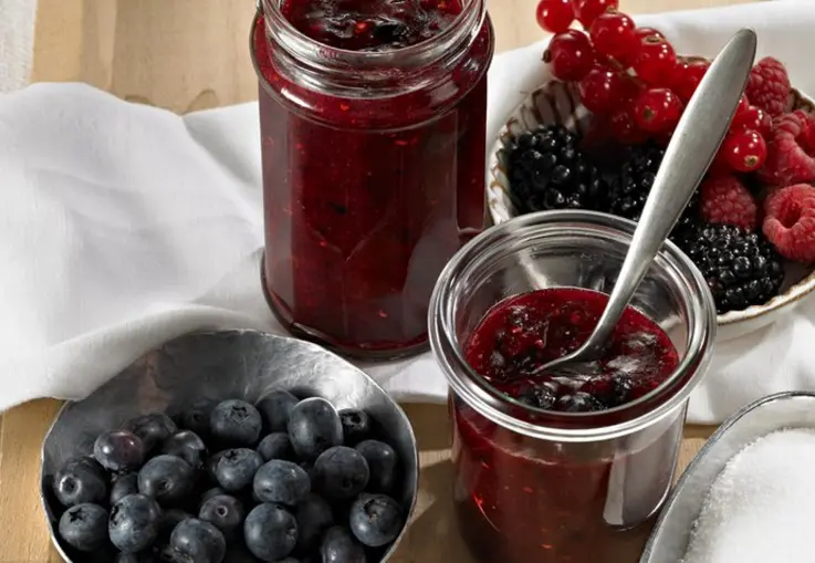 Himmlische Waldfrüchte mit Cassis (Rezept)