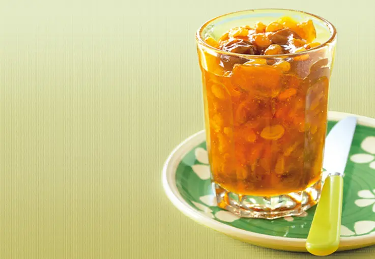 Mirabelle-Rumrosinen-Konfitüre (Rezept)