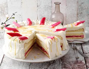 Rhabarber-Eierlikör-Torte