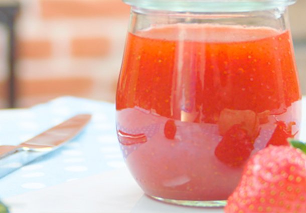 Erdbeer-Vanille-Fruchtaufstrich (Rezept)