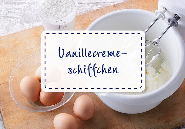 Vanillecremeschiffchen (Rezept)