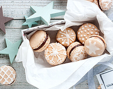 Weihnachts-Macarons