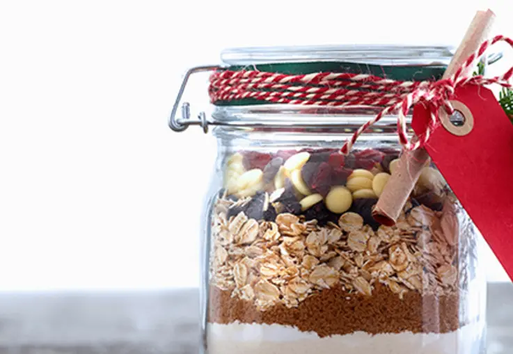 Cookie-Backmischung im Glas (Rezept)