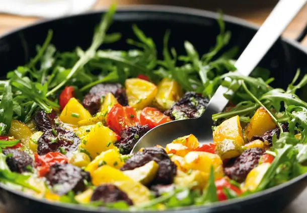 Odenwälder Bauernfrühstück aus dem Wok (Rezept)