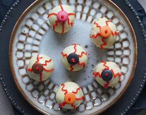 Trüffel-Augen für Halloween