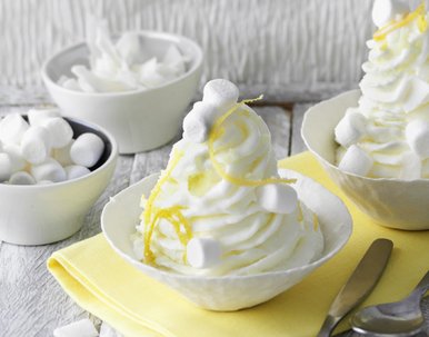 Frozen Joghurt mit Zitrone