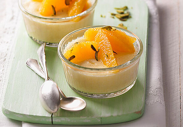 Grießpudding mit Orange (Rezept)