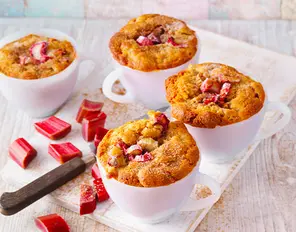 Rhabarber-Marzipan-Tassenkuchen