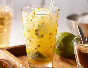 Maracuja Caipirinha ohne Alkohol