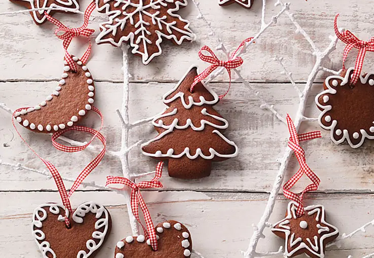 Lebkuchen-Baumschmuck 