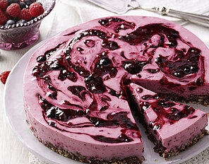Rote Grütze Kühlschranktorte