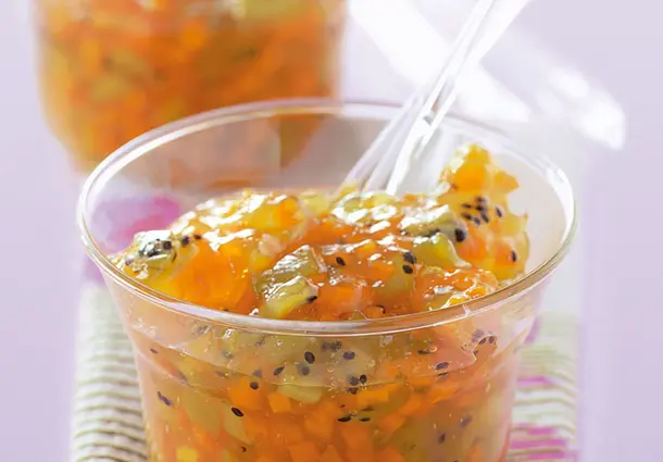 Kürbis-Kiwi-Konfitüre (Rezept)