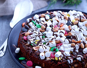 Rocky-Road-Schokokuchen