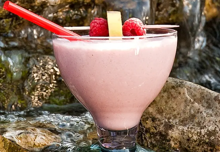 Himbeer-Bananen-Smoothie (Rezept)