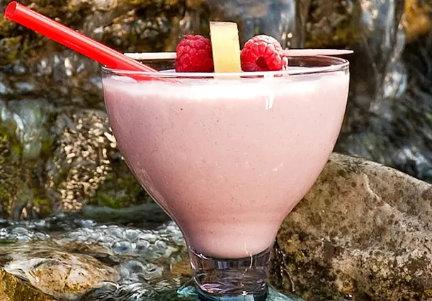 Himbeer-Bananen-Smoothie (Rezept)
