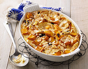 Süßer Kürbis-Apfel-Auflauf