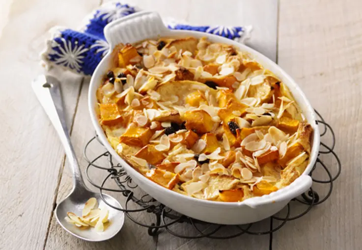 Süßer Kürbis-Apfel-Auflauf (Rezept)