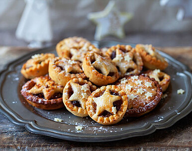 Mince Pies britische Weihnachtsküchlein