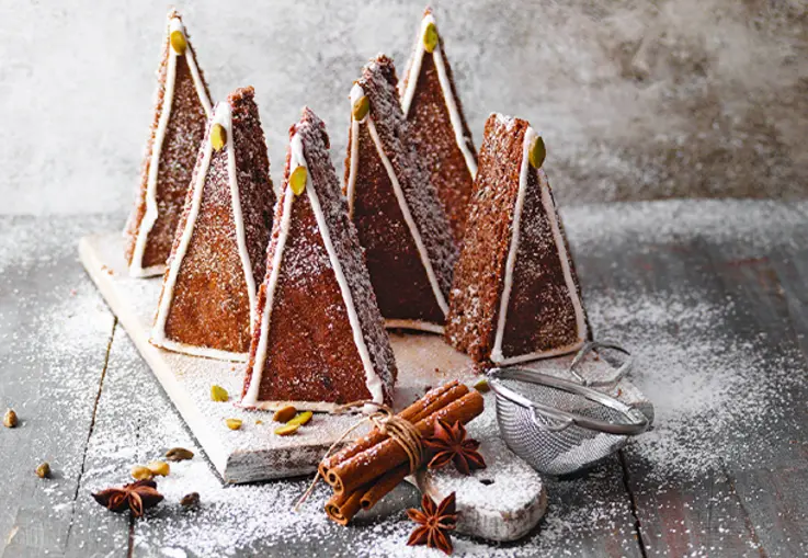 Schoko-Lebkuchen-Tannen