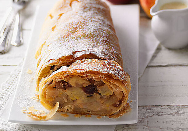 Apfelstrudel mit Zimt (Rezept)