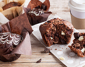 Triple Chocolate Muffins